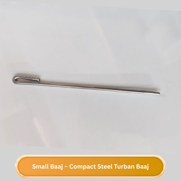 Small Baaj – Compact Steel Turban Baaj