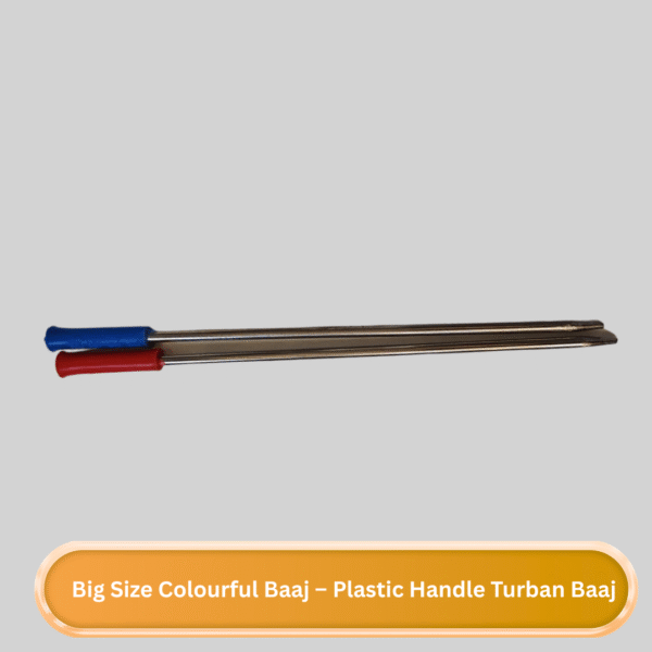 Big Size Colourful Baaj – Plastic Handle Turban Baaj