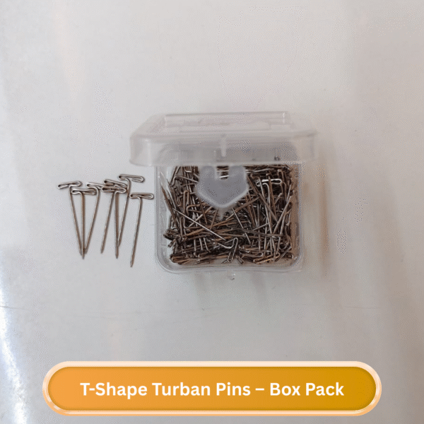 T-Shape Turban Pins – Box Pack